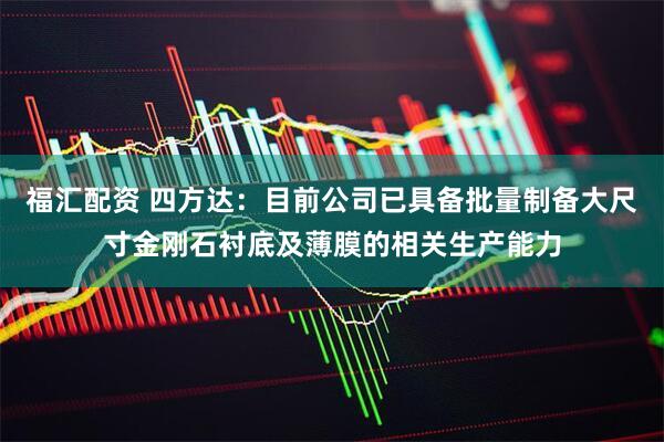 福汇配资 四方达：目前公司已具备批量制备大尺寸金刚石衬底及薄膜的相关生产能力